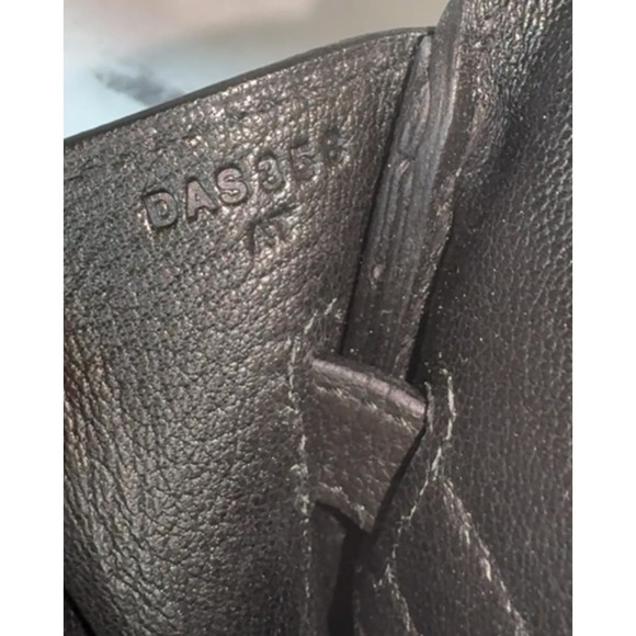 Hermes Birkin 30 Bag Black Togo with Rose Gold Hardware B30 Handbag Authentic - Picture 11 of 16